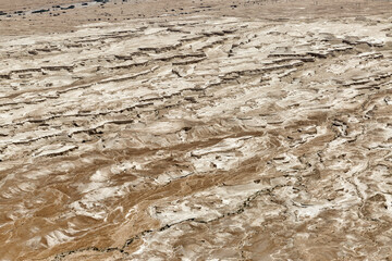 Dead Sea landscape Masada National Park in Israel