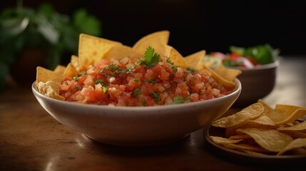 Crispy Chips and Fiery Salsa