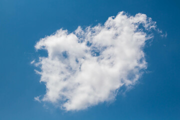 Blue sky background with tiny clouds. Nature cloud blue sky background.