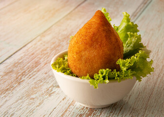 Crispy Fried Chicken Ball (Brazilian Coxinha de Frango)woo