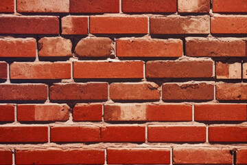 Brick Wall Clean with Varied Sizes. Made with Generative AI.