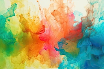 abstract of water color, colorful background