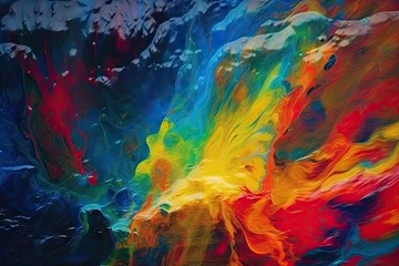 abstract of oil color, colorful background