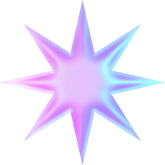 Fototapeta premium y2k star element