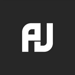unique AJ logo designs