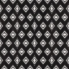 black and white ikat pattern