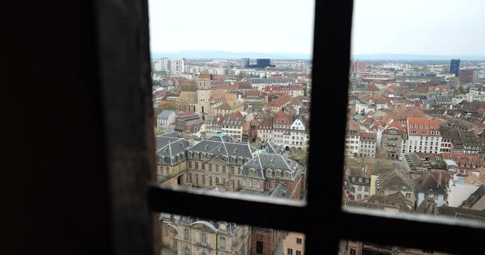 View from Cathédrale Notre Dame de Strasbourg, Strasbourg, France