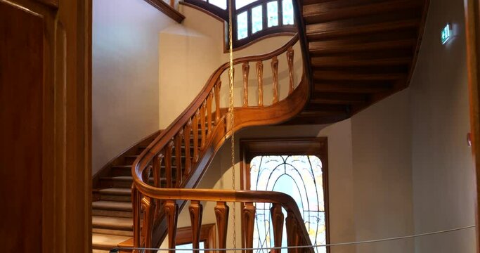 Villa Majorelle, Nancy from the inside&ndash; Staircase