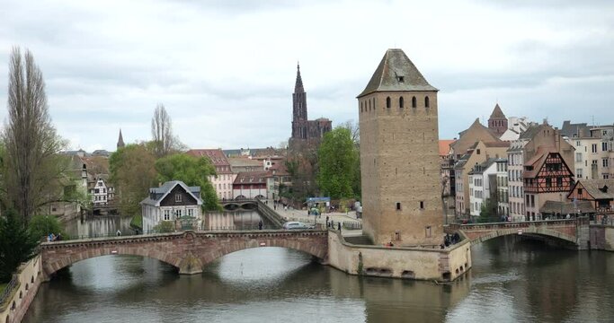 View from Barrage Vauban in Strasbourg, France