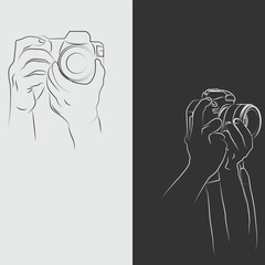 how to hold the camera well illustration