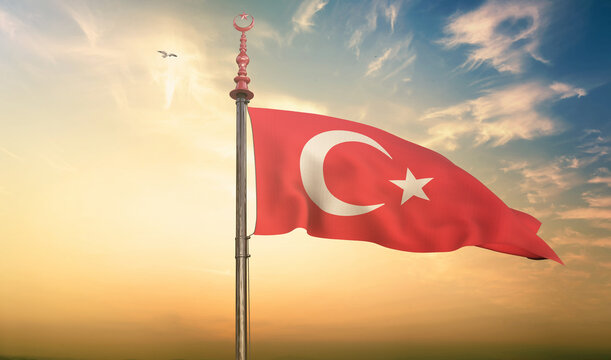 Turkish Flag, Turks, Republic of T&uuml;rkiye