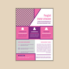 Fototapeta premium Corporate Business Flyer Template