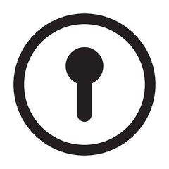 key lock unlock vector icon screen
