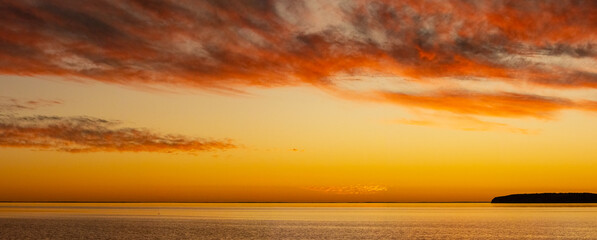 Sunset. Indian Ocean. Australia's Coral Coast. Western Australia.