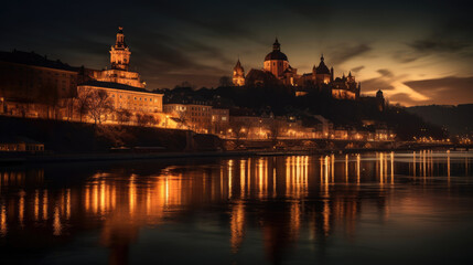 Obraz na płótnie Canvas Passau. Breathtaking travel destination place. Generative AI