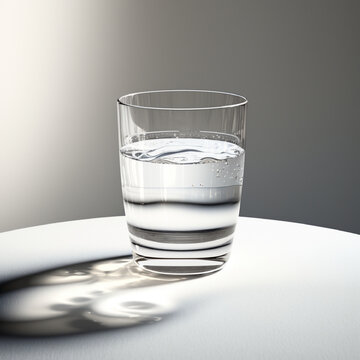 A glass of water by generative AI.