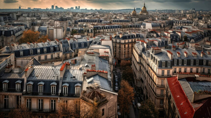 Paris. France. Breathtaking travel destination place. Generative AI