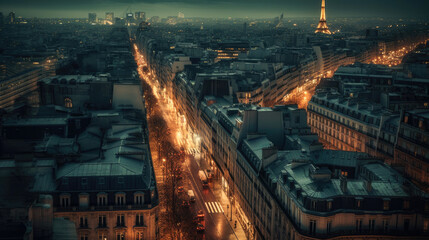 Paris. France. Breathtaking travel destination place. Generative AI