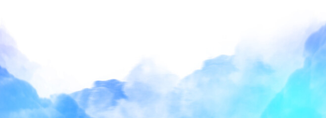 Colorful smoke steam isolated transparent background. Fog and mist effect for text or space