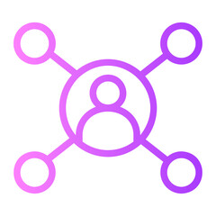 affiliate gradient icon