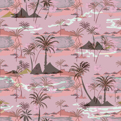 abstracted digital  flower and paisley   pattern on background