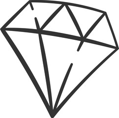 Hand Drawn Diamond