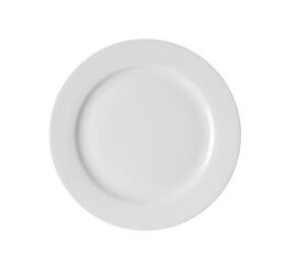 white plate on transparent png