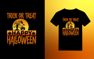 Trick or treat happy Halloween t-shirt for Halloween Day, Vampire Costume  Funny Halloween Party T-Shirt