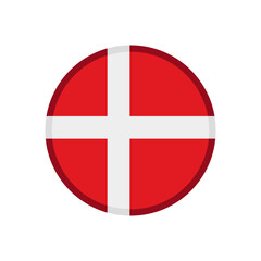 Fototapeta premium Denmark Team Flag