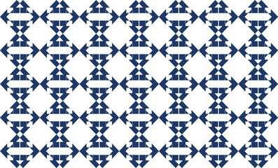 seamless geometric pattern with triangles, blue diamond checkerboard repeat pattern, replete image, design for fabric printing