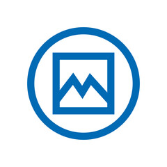 Fototapeta premium Photo icon. Picture icon. Vector.