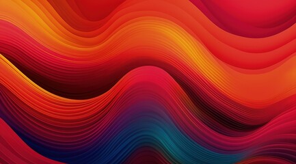 Fototapeta premium organic wave shapes, using soft and subtle Red Pink Orange