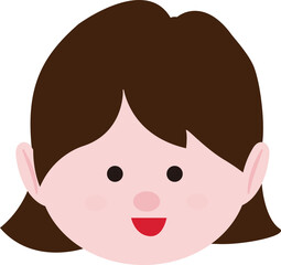 cute girl avatar icon