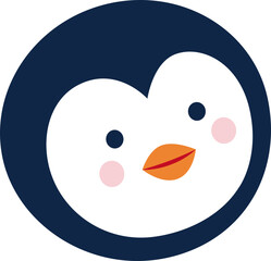 cute penguin avatar icon