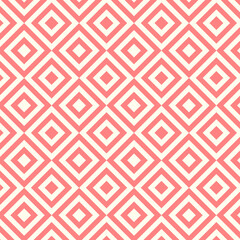 Seamless Geometric Rhombus Texture Pattern. Illustration about Seamless diamond shape geometric patterns set in red.
