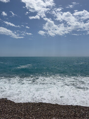 beautiful sea view in summer