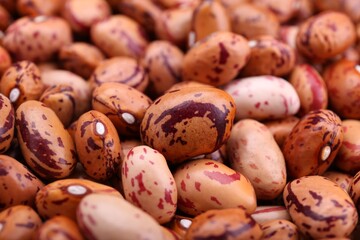 Dry kidney beans as background, closeup view