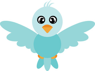 bird cartoon vector image