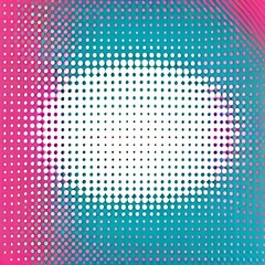 Tosca, pink and white background or wallpaper with halftone effect. Generative AI