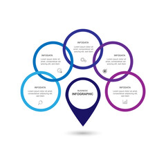 Infographic template vector for web and graphic design.
