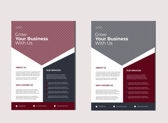 Fototapeta premium business flyer design 