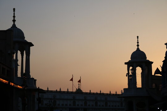 silhouette of the cathedral