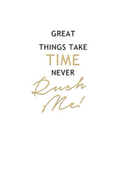 Abstract slogan design print on plain base
