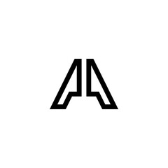 LETTER A LOGO VECTOR