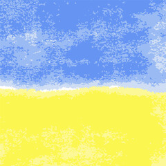 Vector texture background in yellow and blue colors. Ukrainian patriotic background.