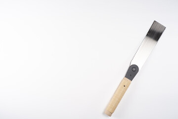 ノコギリ、DIY、白バック、コピースペースあり