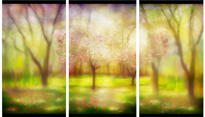 Blurred Spring Background