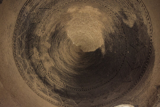 Inside the historic ice house called Yakhchal in Kashan city, Iran