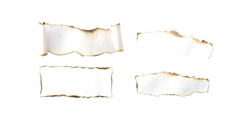 burnt paper for background