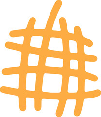 Abstract Organic Grid Design Element